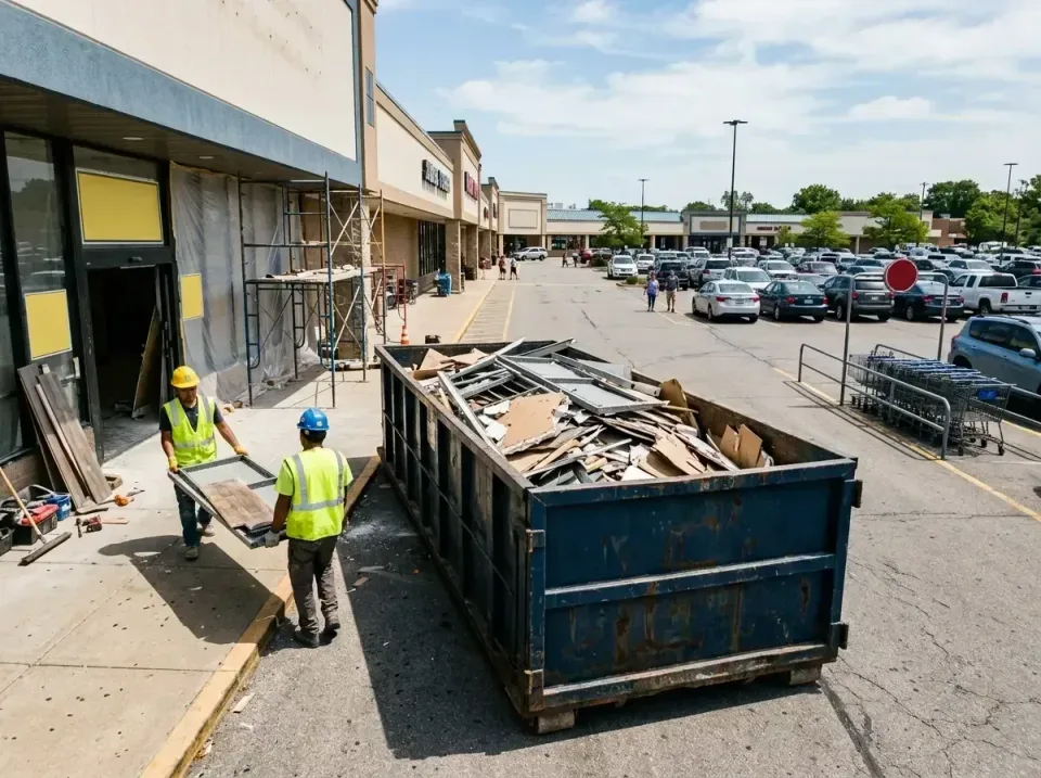 retail-store-renovation-debris-003 — frequently asked questions, Roll-off Dumpster Rentals in Cameron, MO